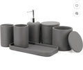 ZCCZ Creative Home Bathroom Accessory Set.