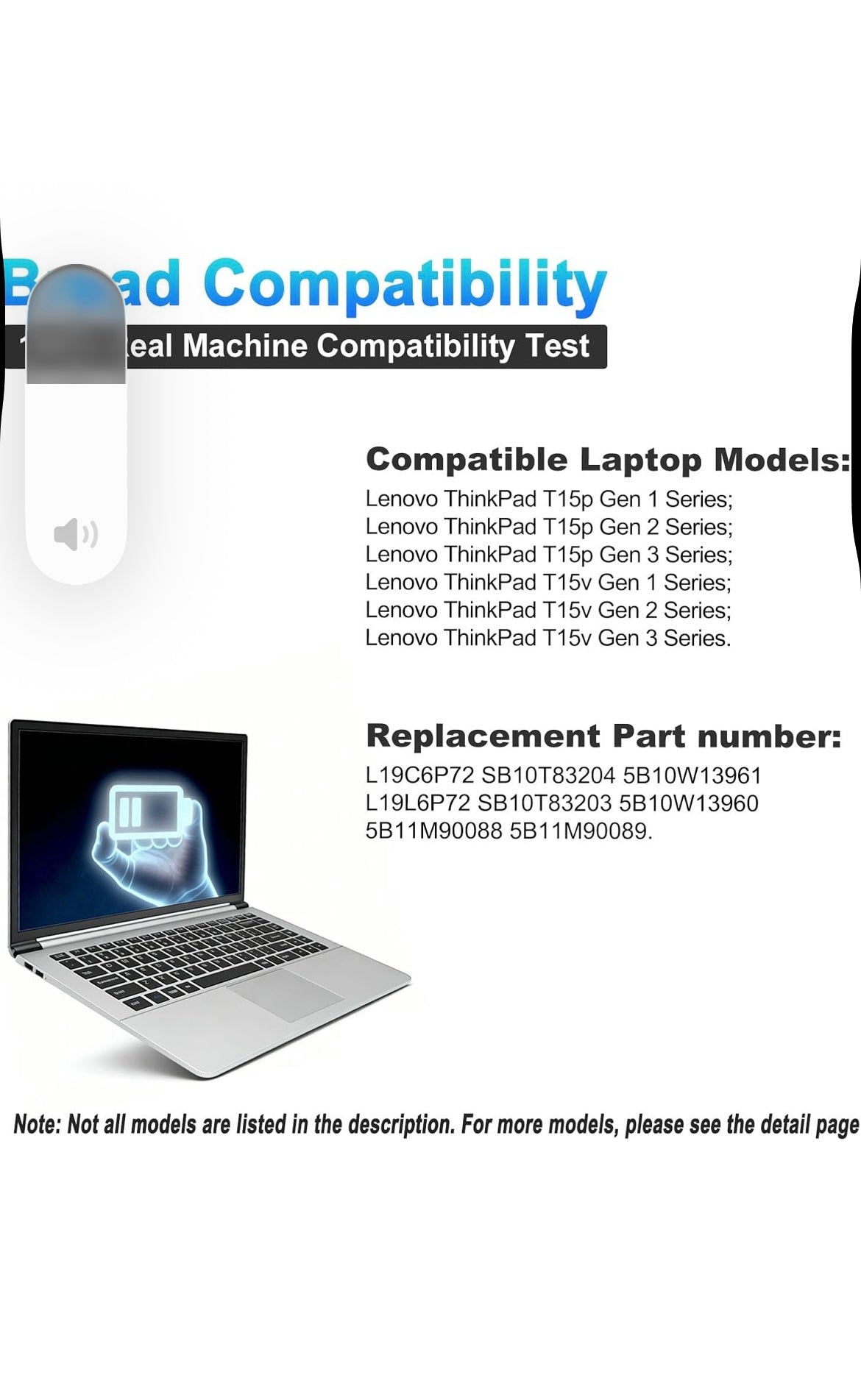 Laptop battery replacement