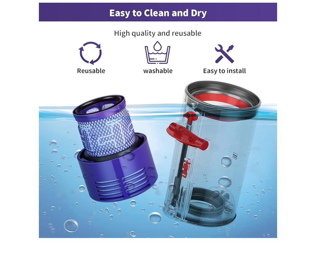 Upgraded dust bin replacement