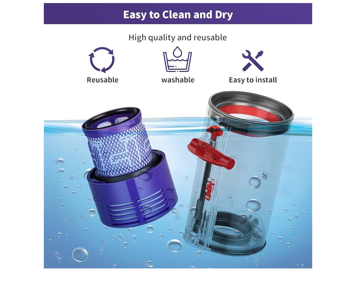 Upgraded dust bin replacement