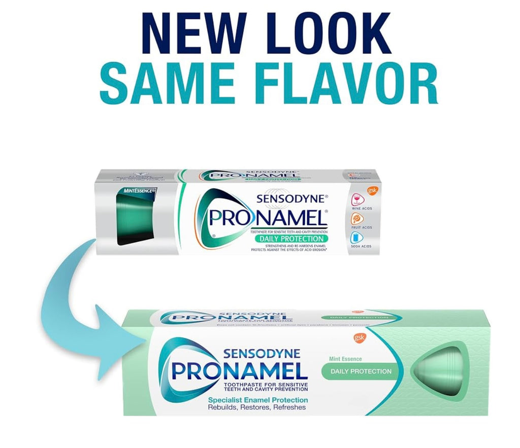 Sensodyne Pronamel Daily Protection Toothpaste.
