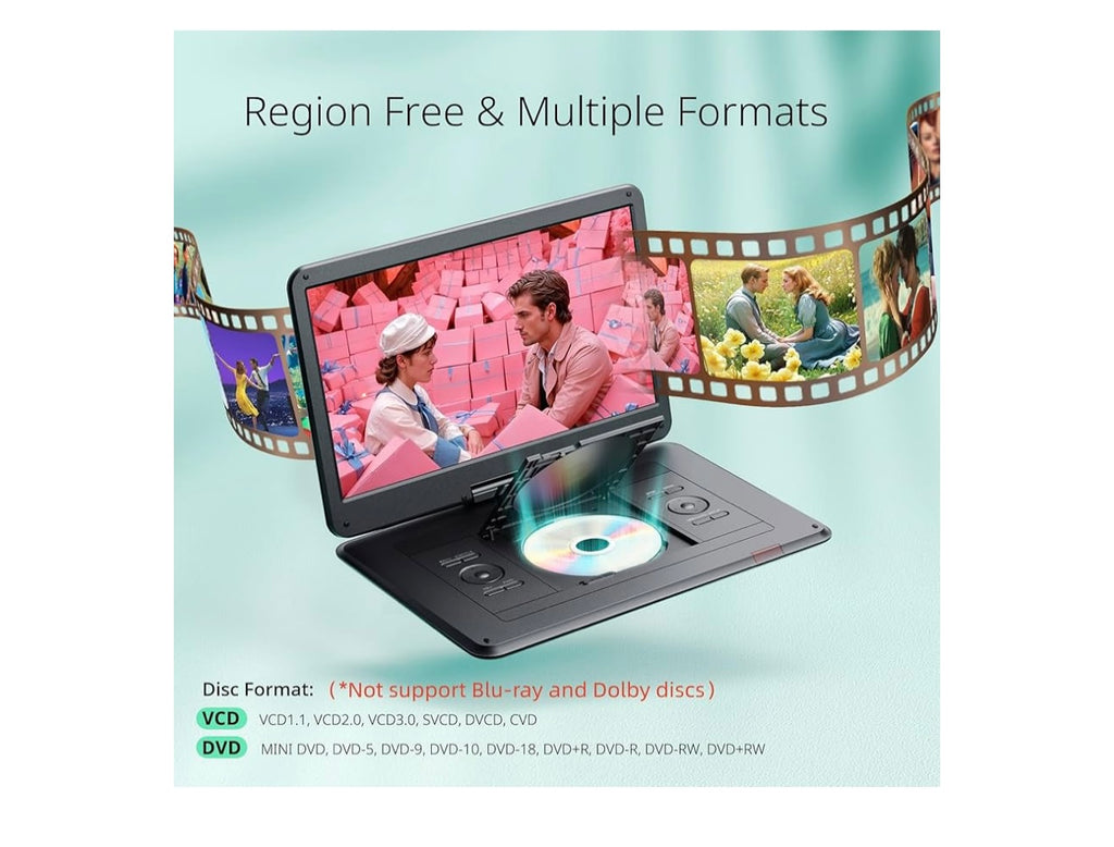 Yoton 17.5” Portable DVD Player.