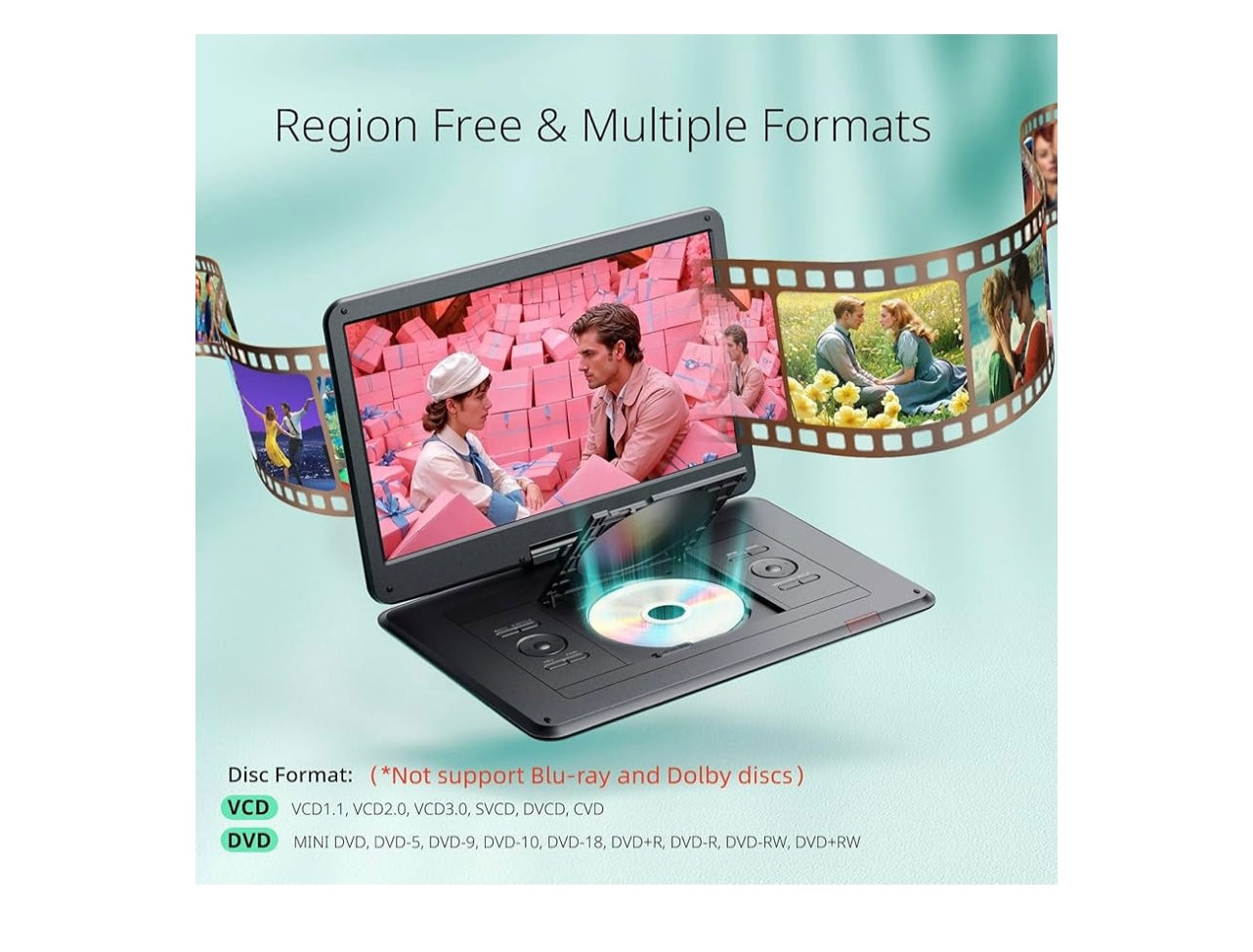 Yoton 17.5” Portable DVD Player.