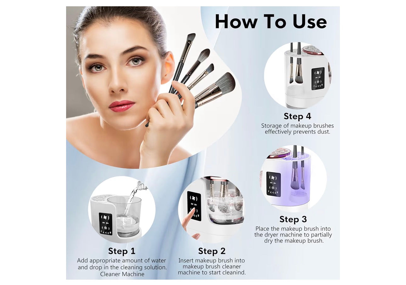 Electric Makeup Brush Cleaner Model HZ-006