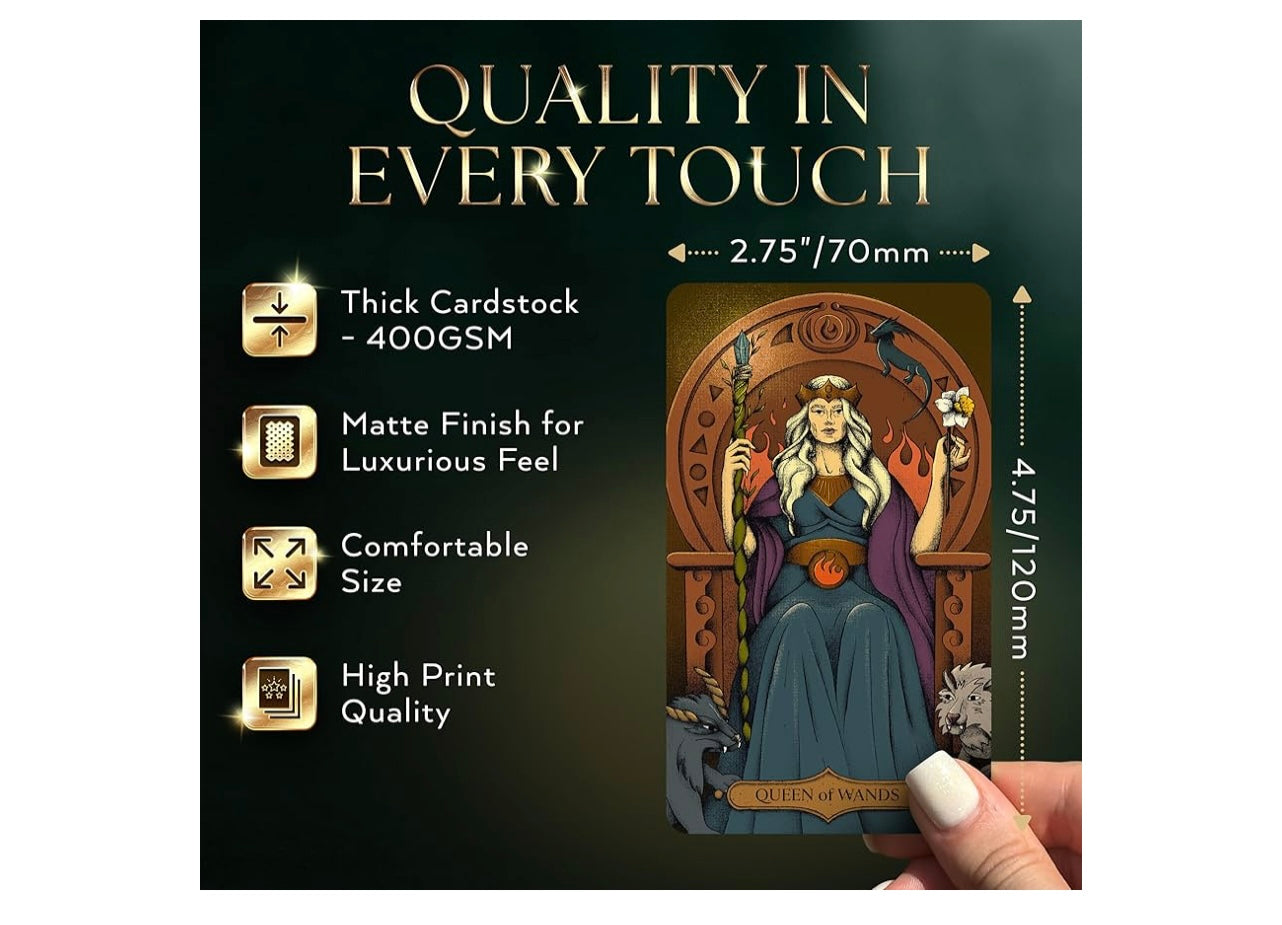 Wyspell Sacred Witch Tarrot Cards.