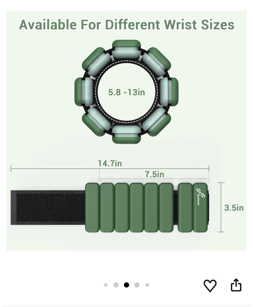Wrist weights