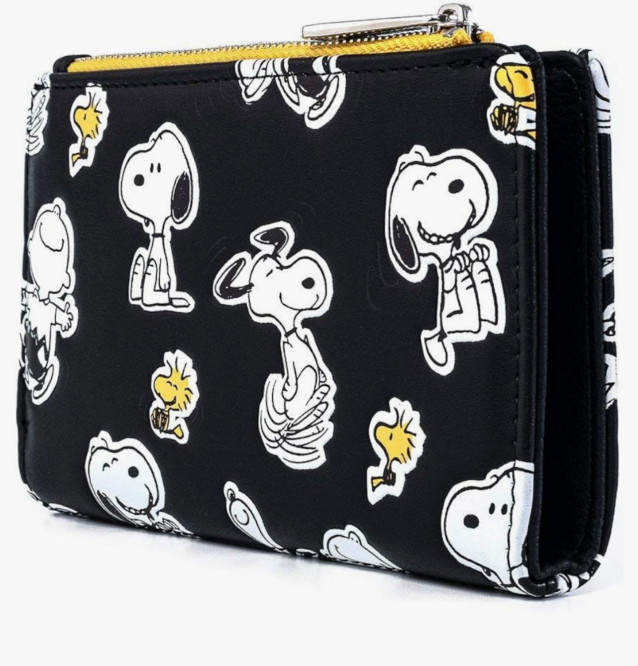 Loungefly Peanuts Snoopy and Woodstock all over print wallet.