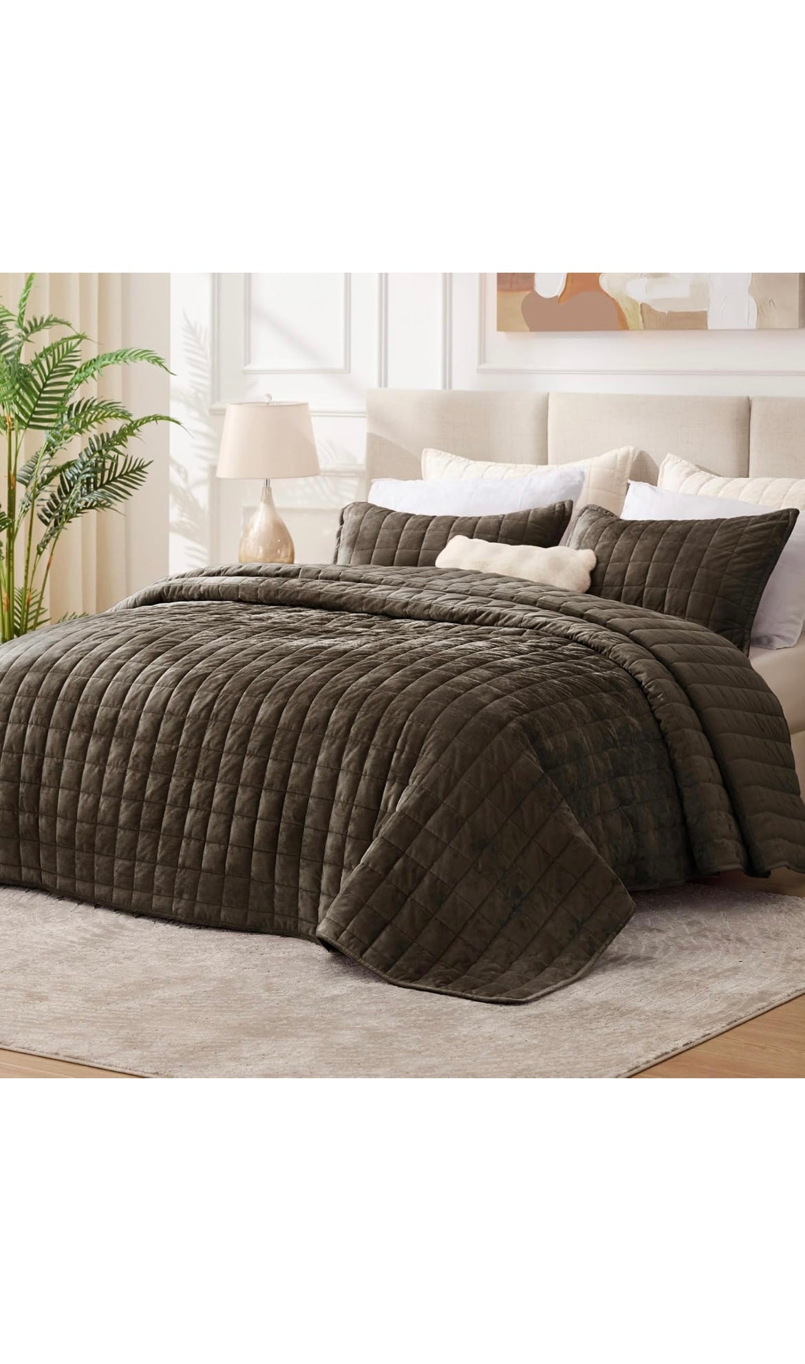 Bedelite velvet quilt luxury velvet comforter