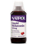 Natrol Liquid Melatonin for Adults, 2.5 mg, Berry-Flavored, 8 Fl Oz. Exp 06/2027.
