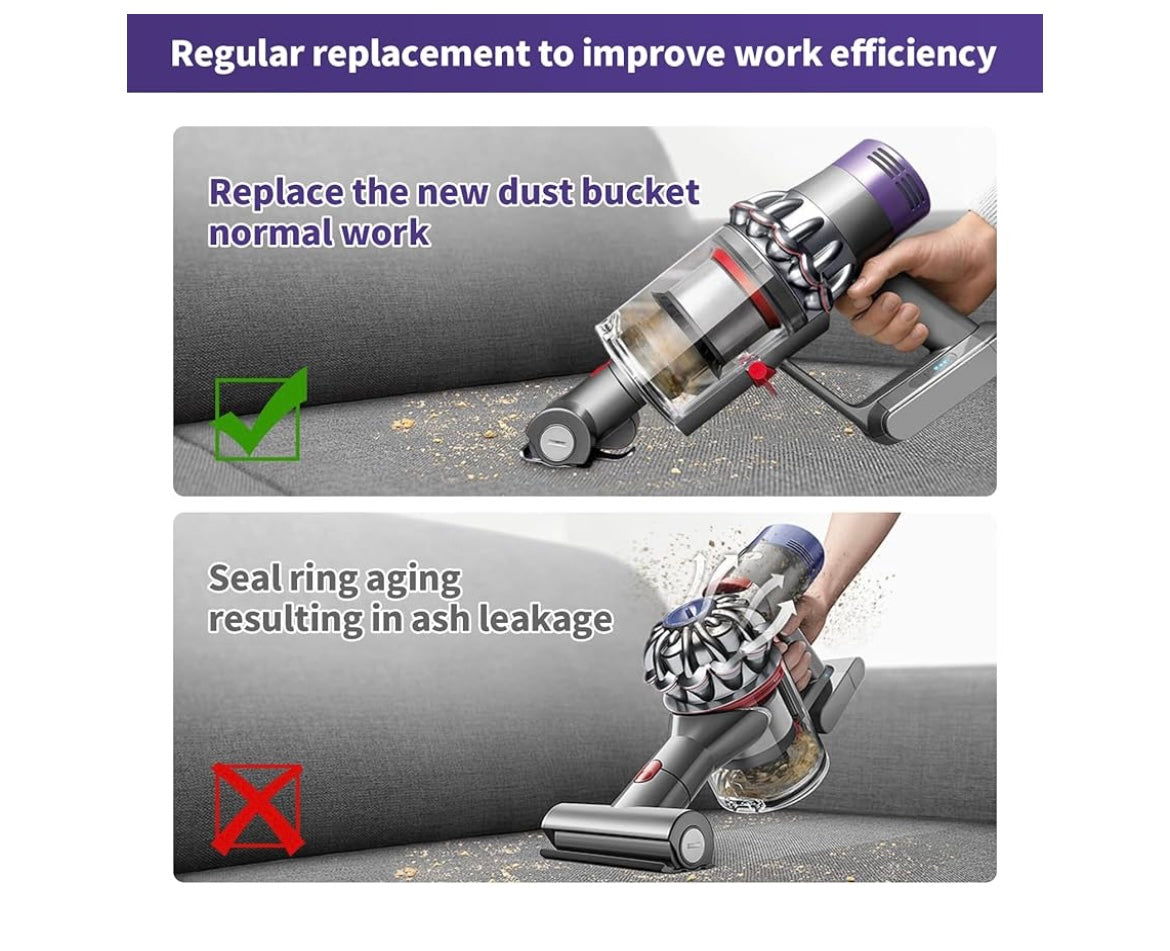 Upgraded dust bin replacement