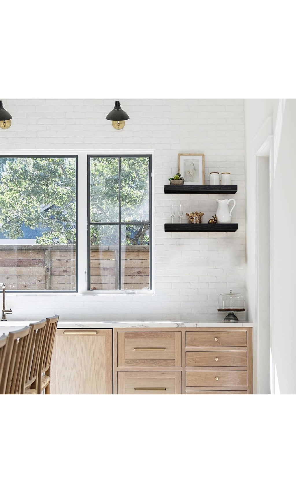 Floating shelves