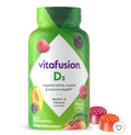 Vitafusion Vitamin D3 Gummy Vitamins - Peach, Blackberry and Strawberry Flavored - 150ct. Exp 02/2028.