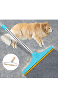Pet hair removal broom