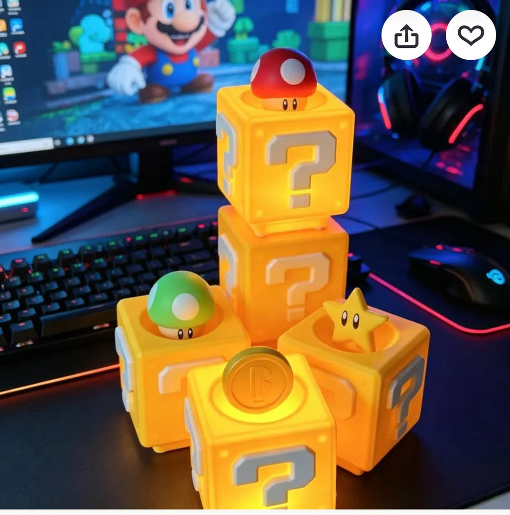 Mario Question Mark Night Light.