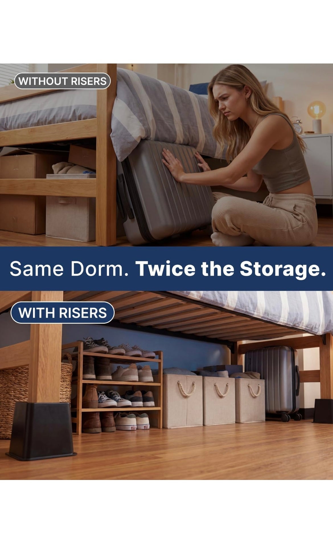 Bed risers