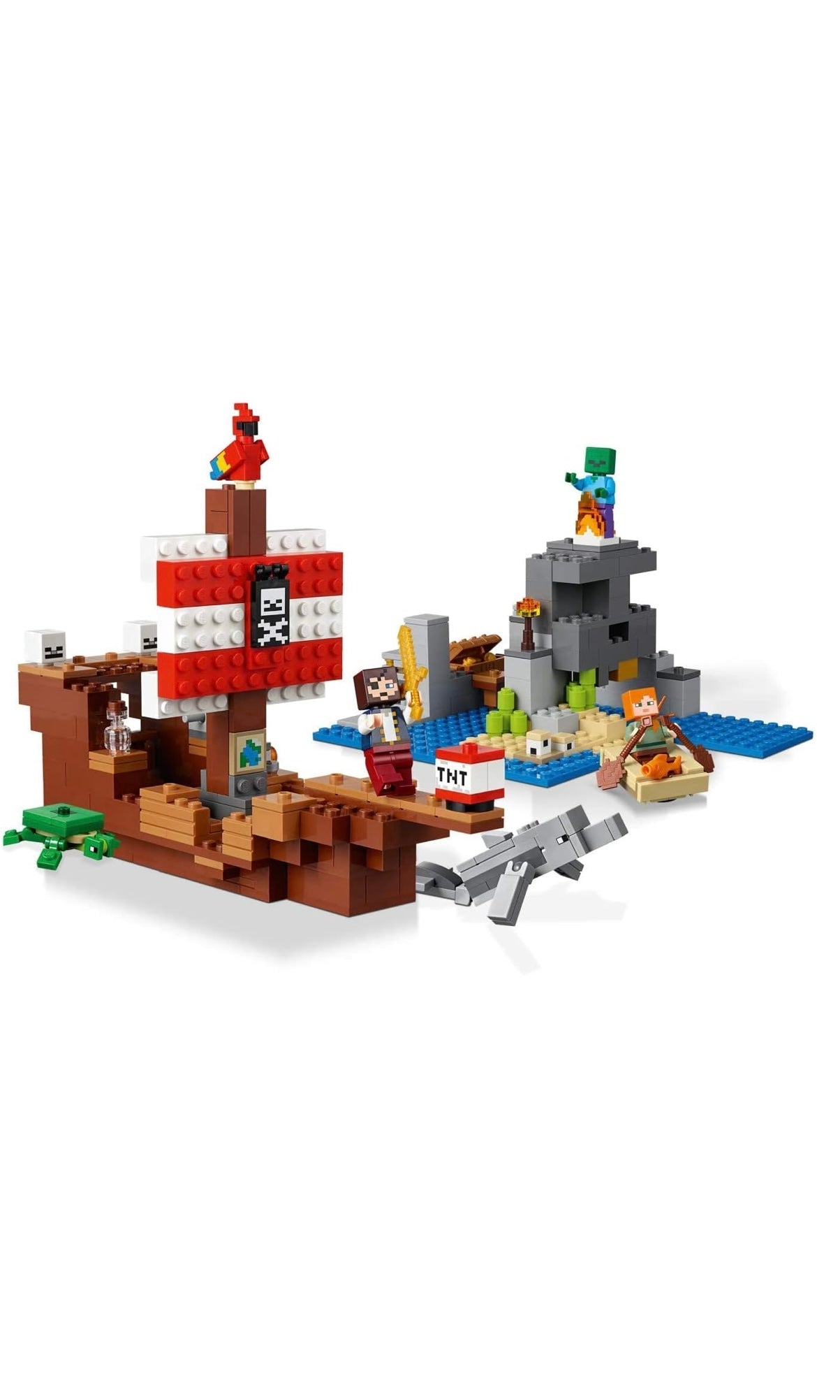 Lego Minecraft pirate ship