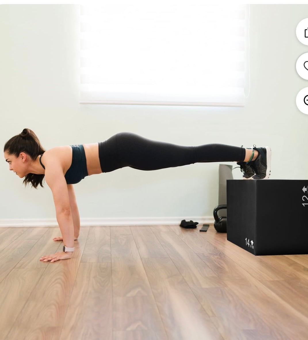 GYMAX Plyometric Jump Box.