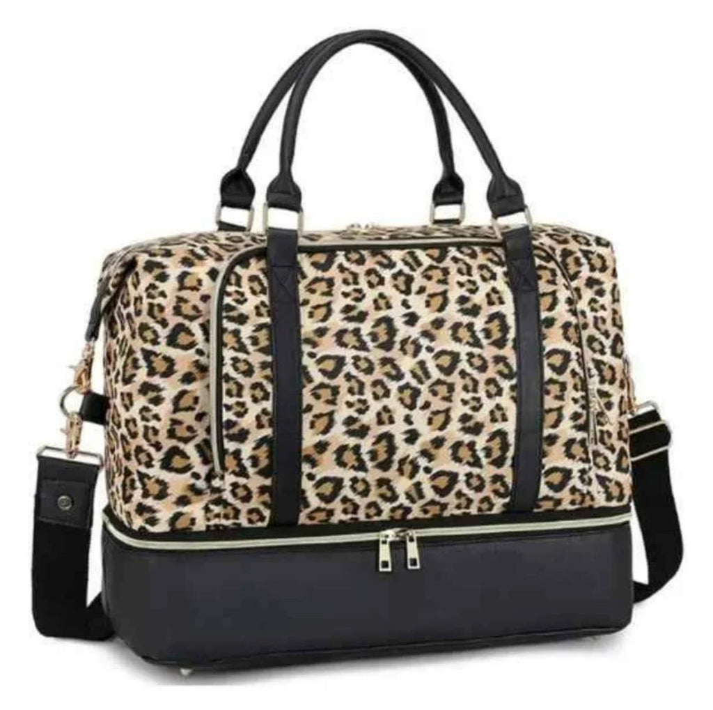 Women’s Luxury Weekender Tote with trolly pocket