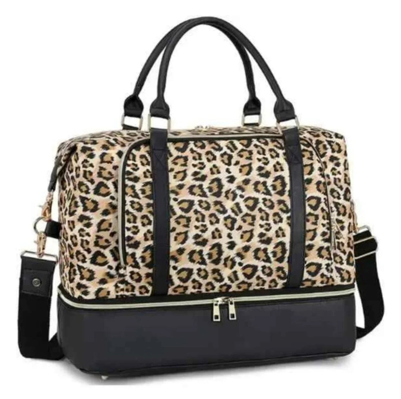 Women’s Luxury Weekender Tote with trolly pocket