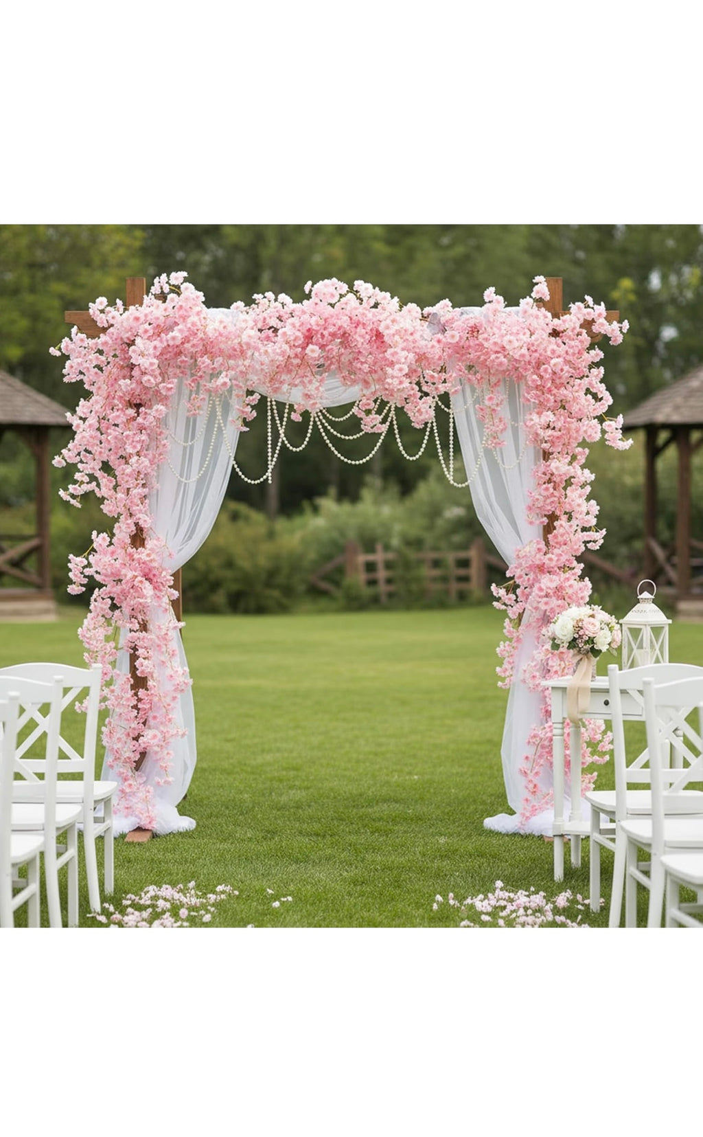 Artificial cherry blossom flower vines