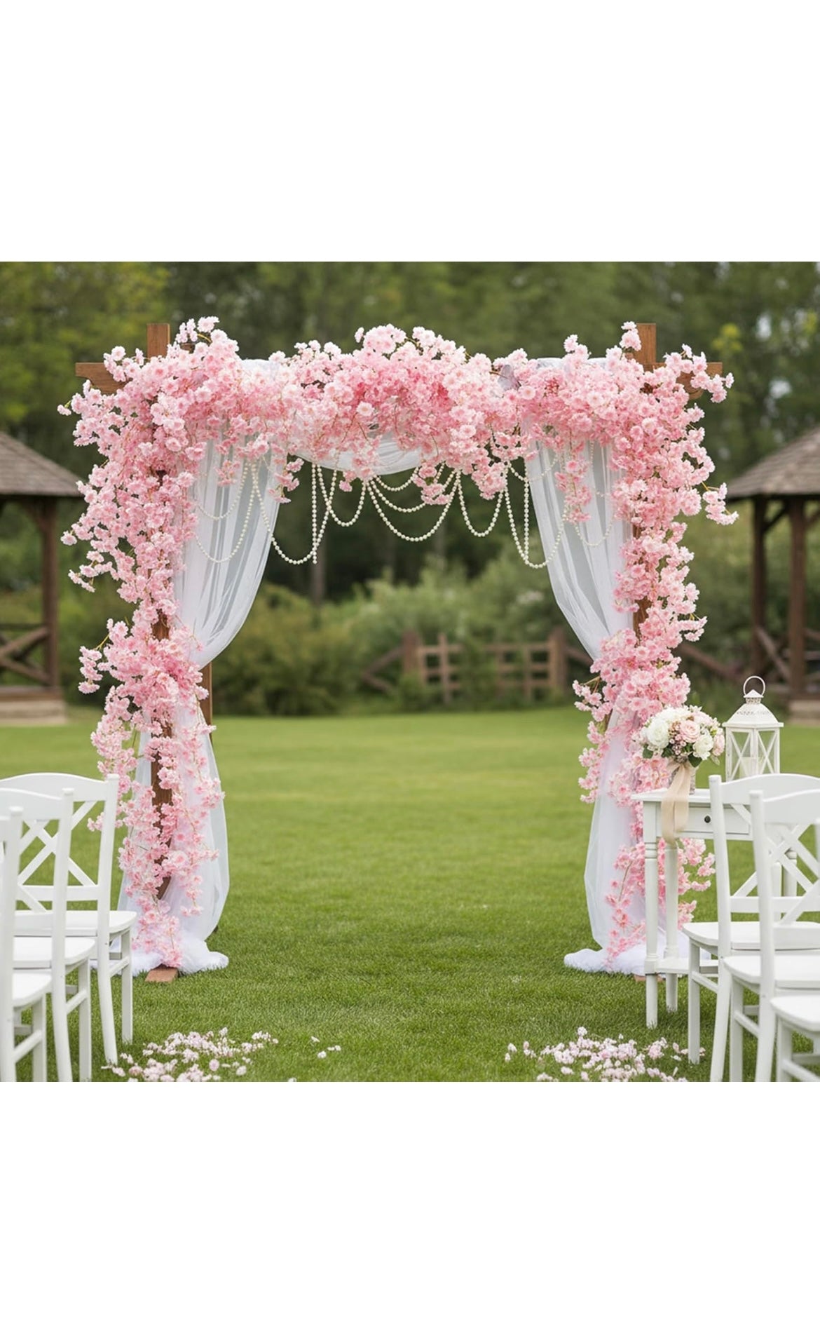 Artificial cherry blossom flower vines