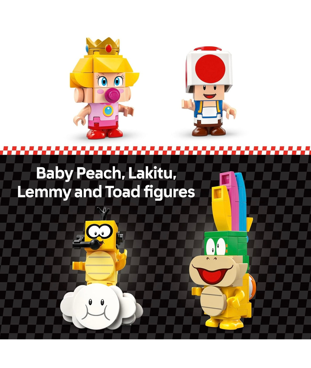 Lego Super Mario Baby Peach and Grand Prix Set.