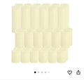 36 pcs scentless candles