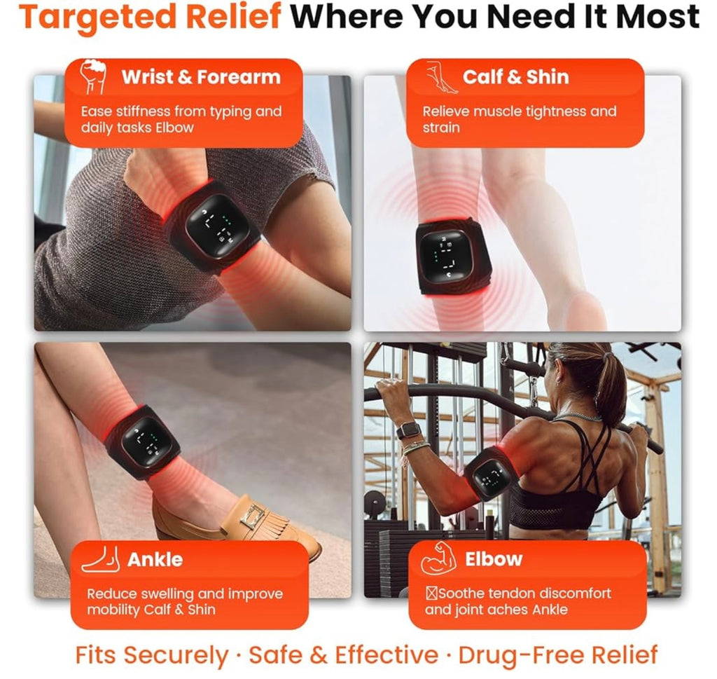 Keneo Red Light Therapy Wristband for Hand And Rest.