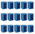 15 Pack 18cu. Single Gang Electrical Outlet Boxes.
