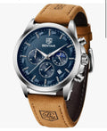 BENYAR Mens Watches Analog Quartz Chronograph Waterproof Wrist Watches for Men Fashion Business Work Casual Sport Designer Dress Watch with Calendar Elegant Gifts for Men