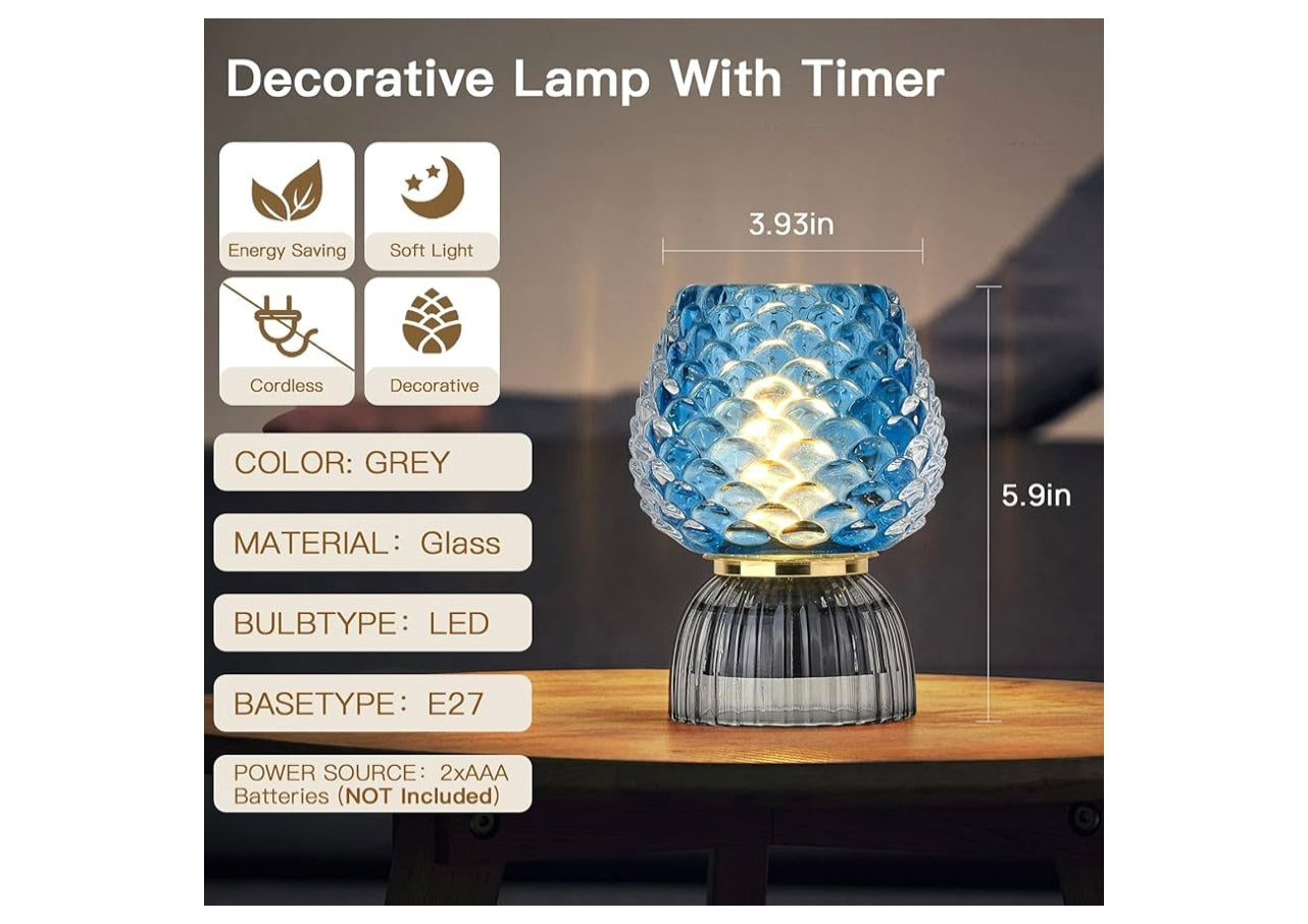 SisiHokai Battery Operated Lamp with Timer.