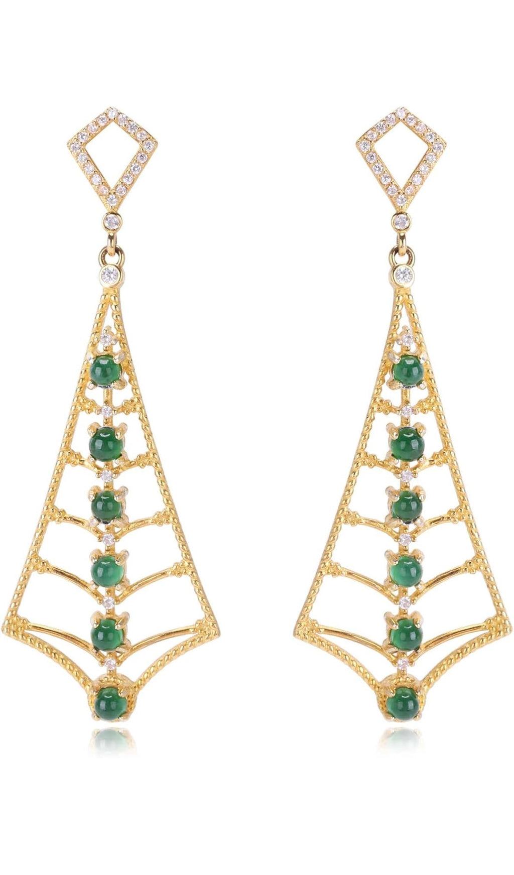MRW jade earrings