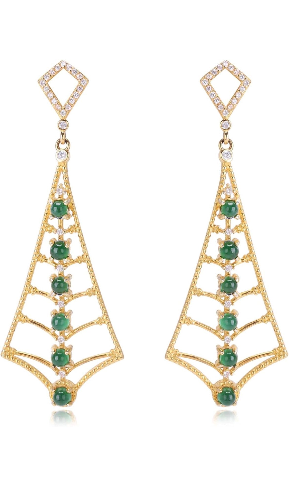 MRW jade earrings