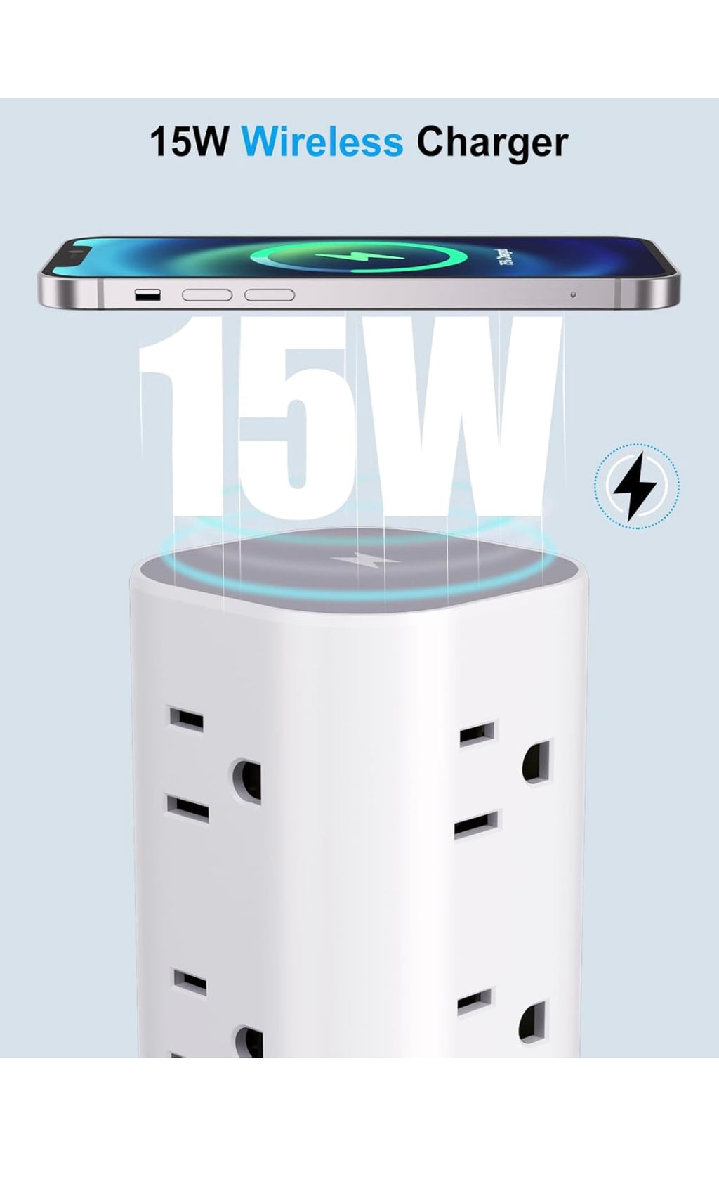 Power strip tower