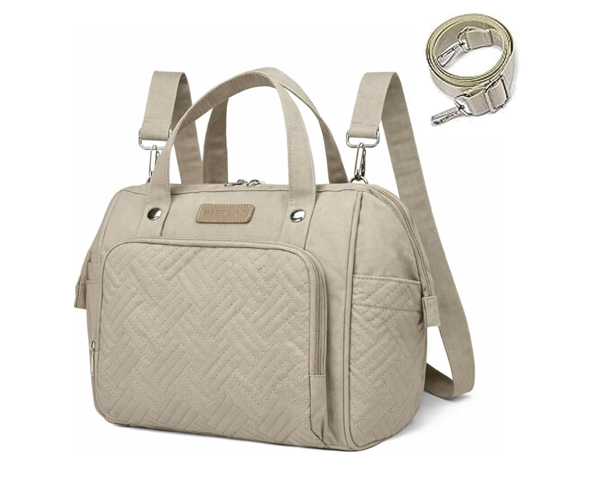 Mini diaper bag backpack