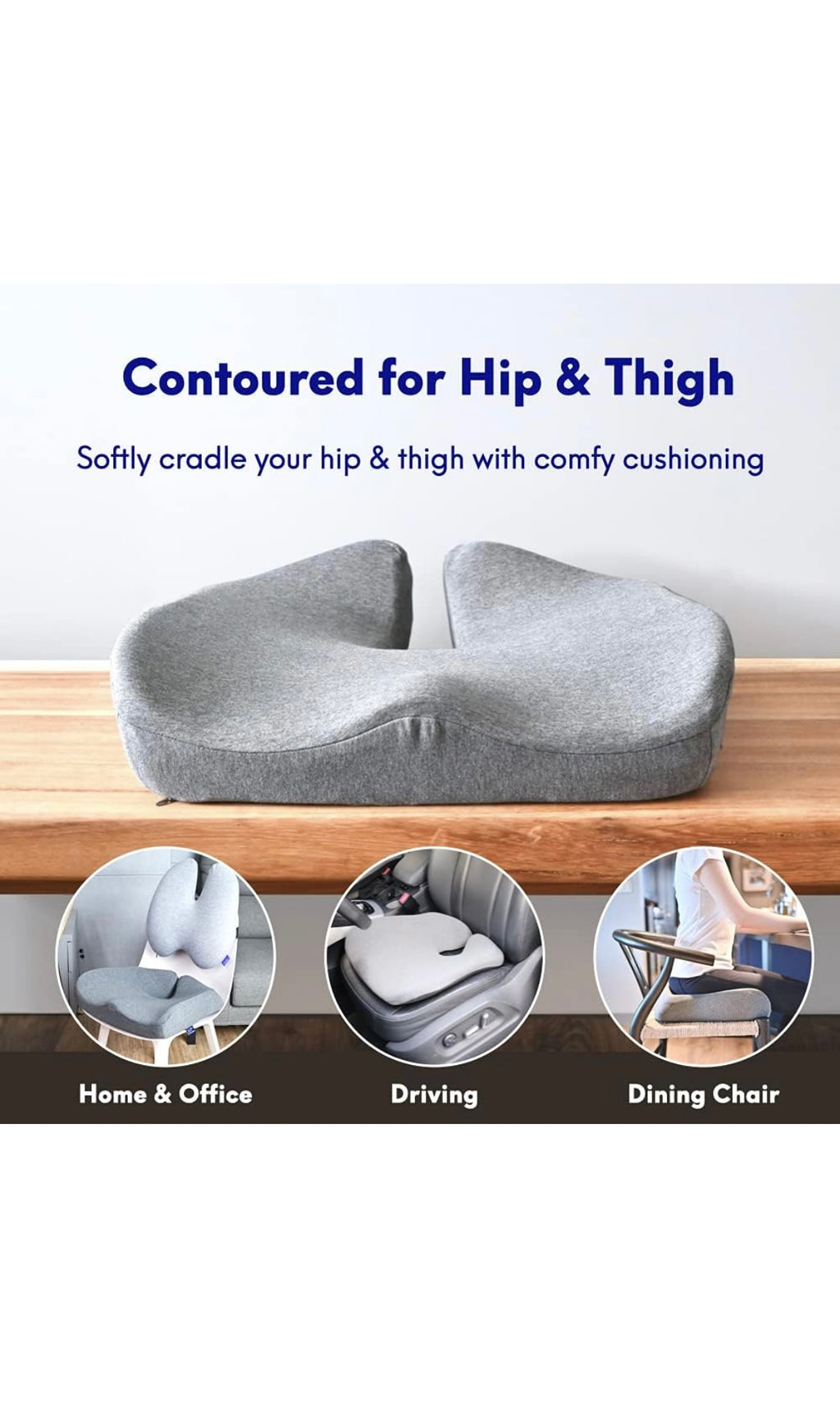 Cushion lab patented pressure relief seat cushion