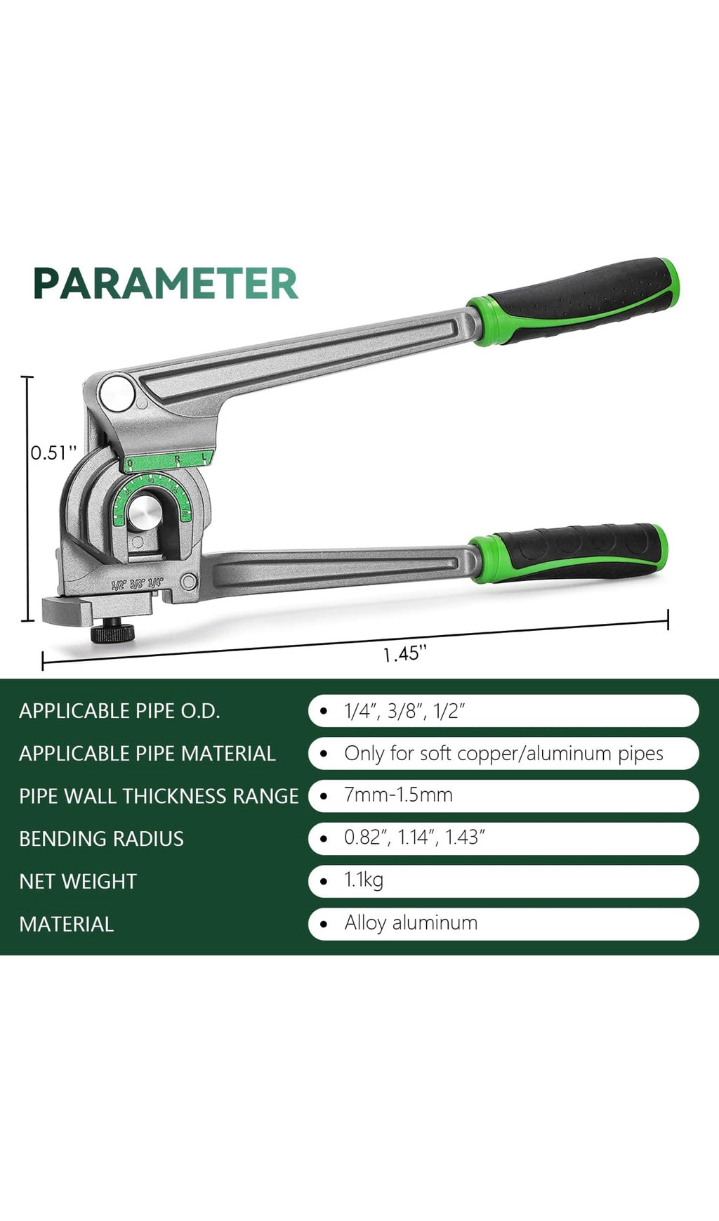 Tubing bender 3 in 1
