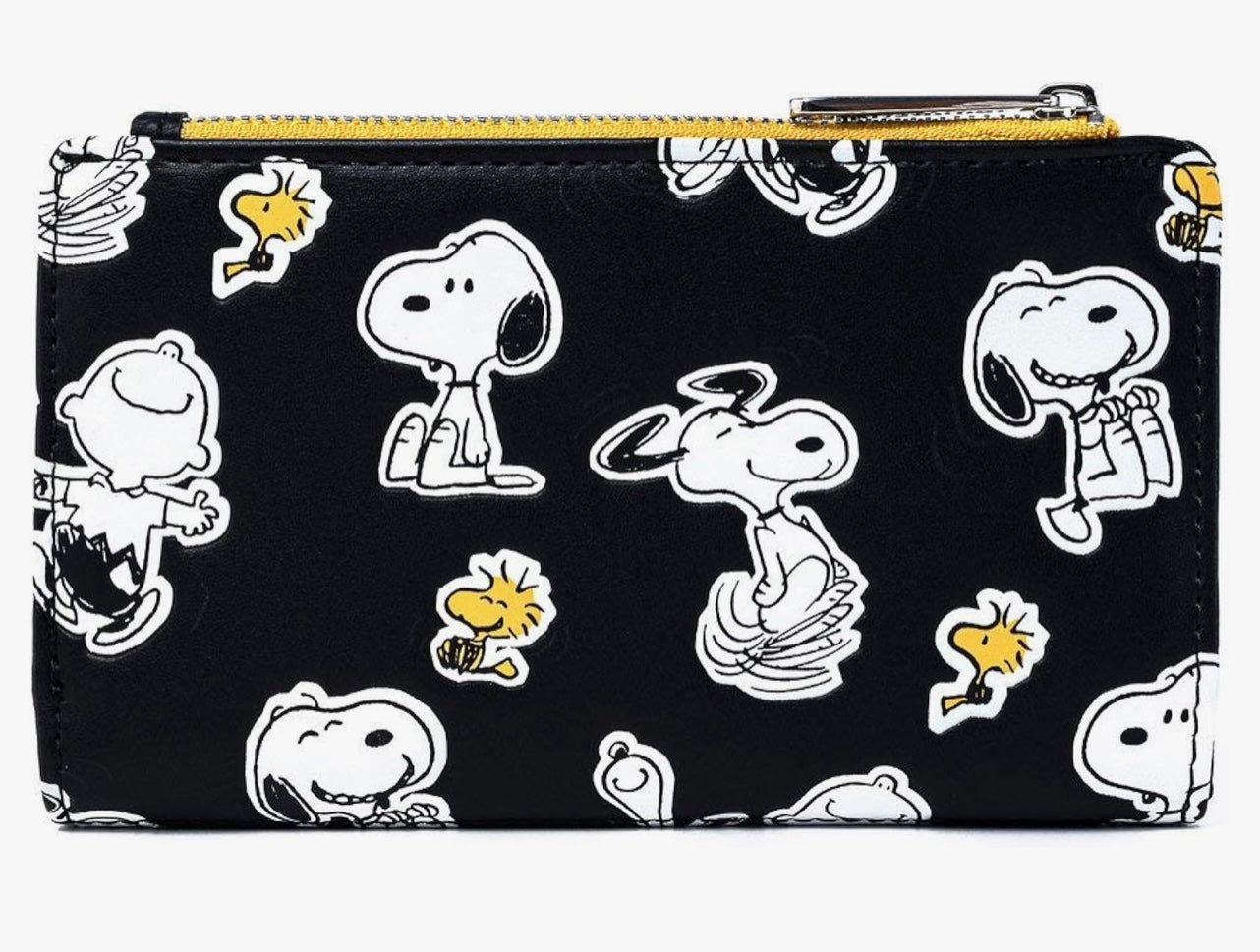 Loungefly Peanuts Snoopy and Woodstock all over print wallet.