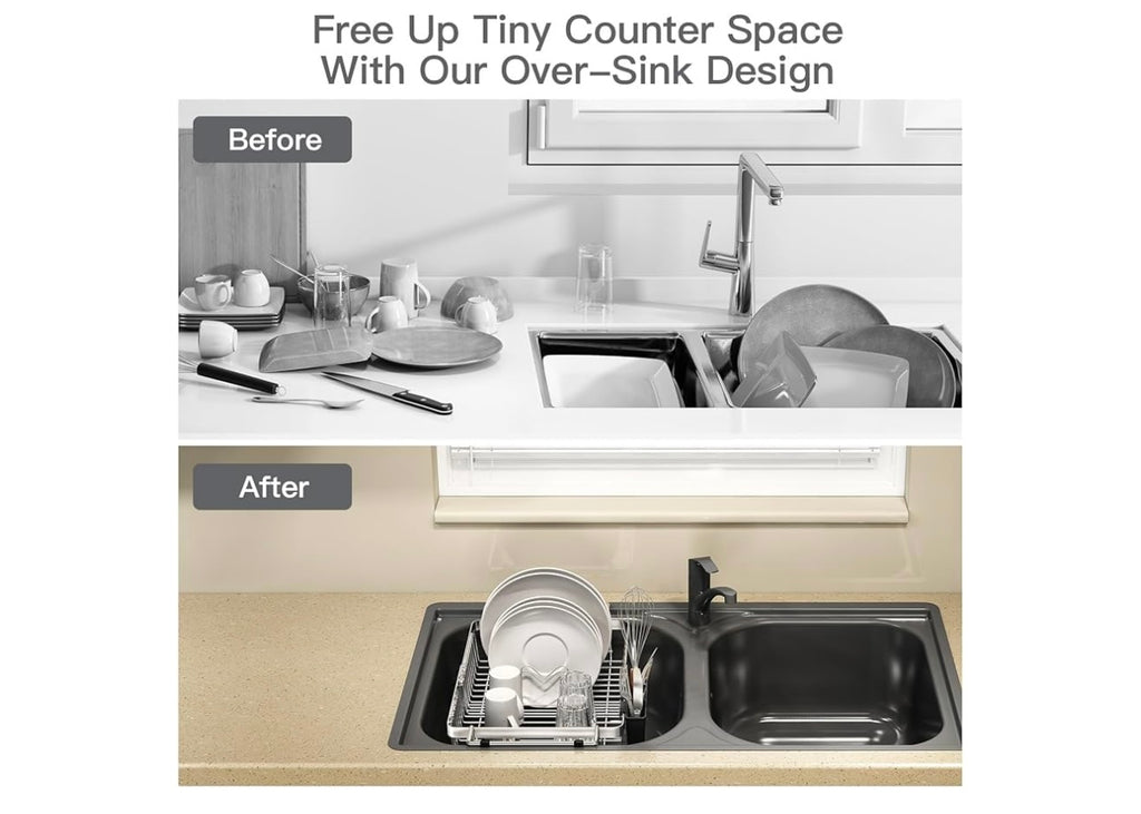 Majalis Dish Drying Rack Over The Sink.