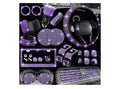 NBTEPEM Purple Violet Bling Car Accessories.