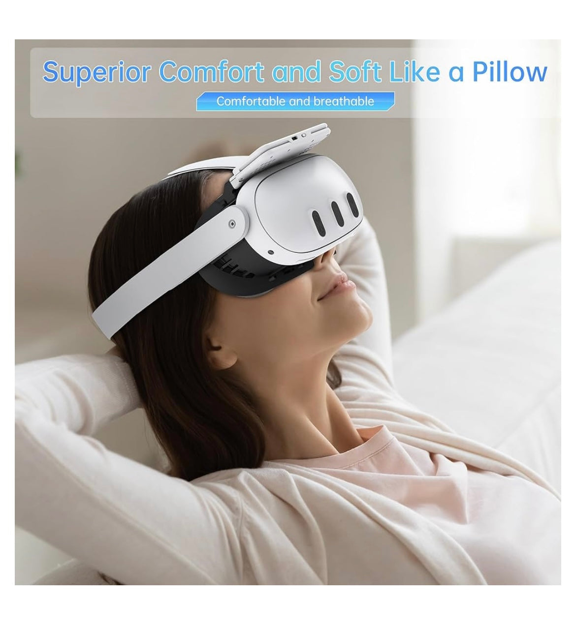 Face cover pad with cooling fan for meta quest 3
