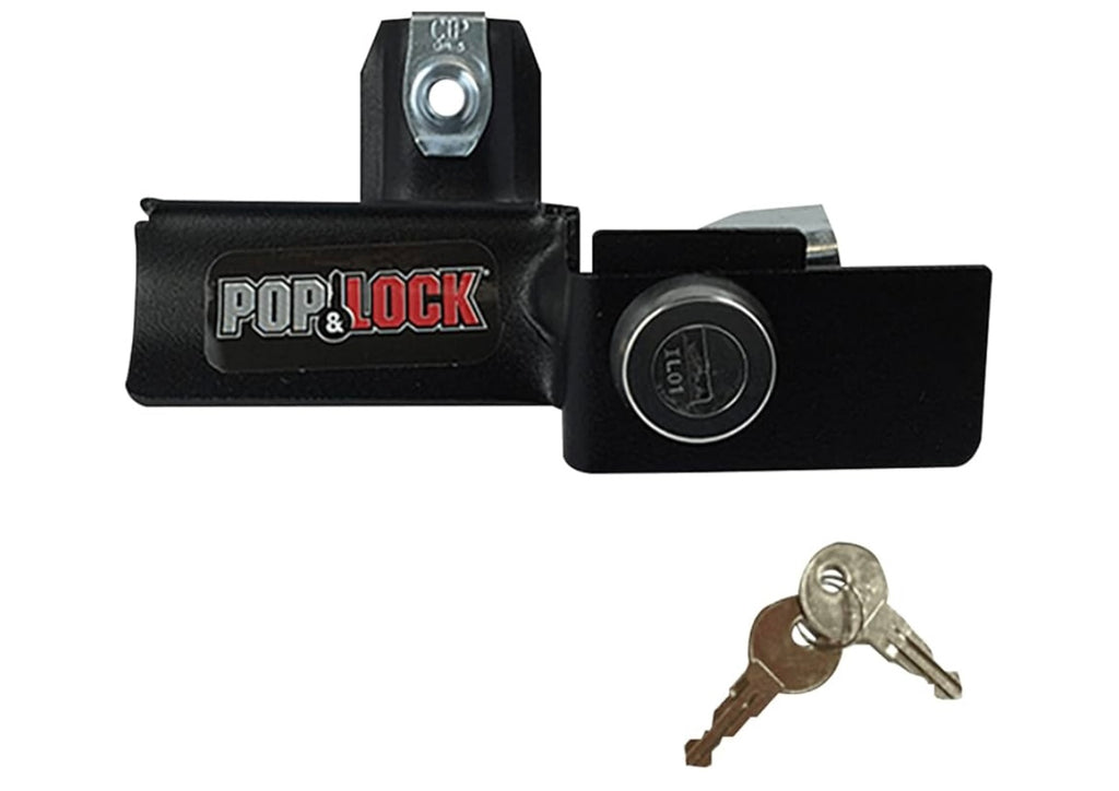Pop & Lock PL 1050 Black Manual Tailgate Lock.