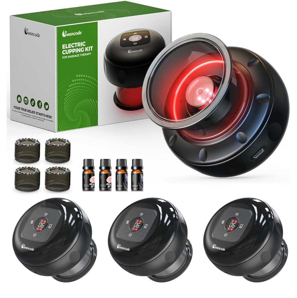 Swancode 4pc Electric Cupping Set.