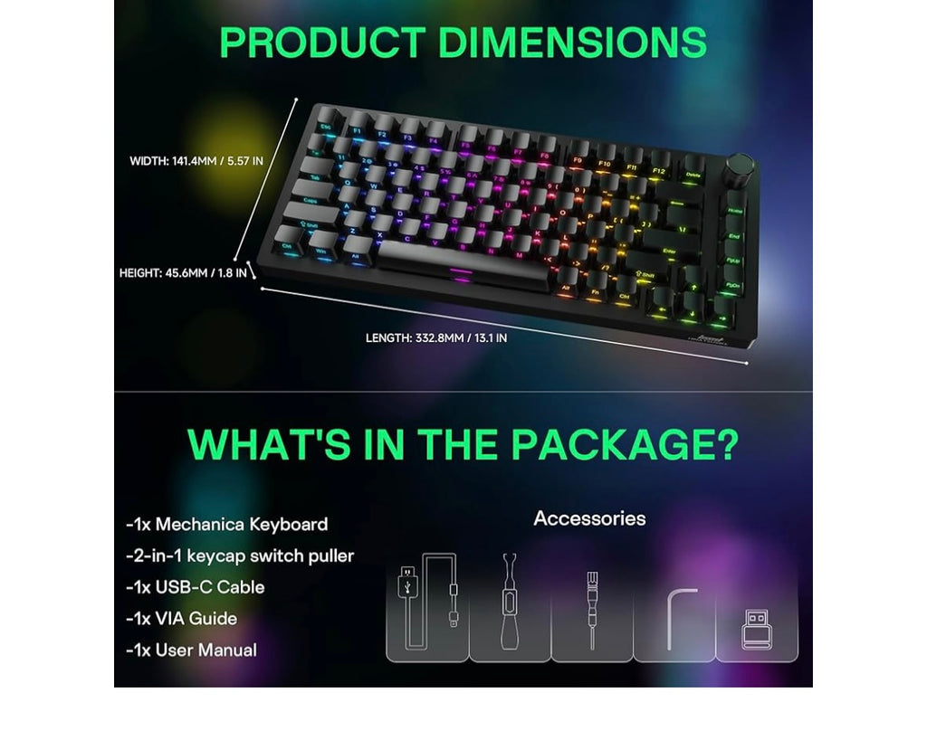 Wireless mechanical keyboard