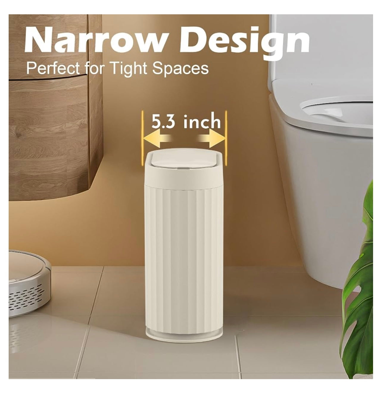 Elpheco Bathroom Sensor Trash Can.