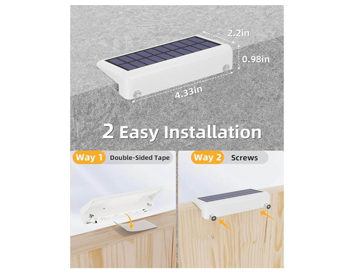 Solar deck lights 12 pack