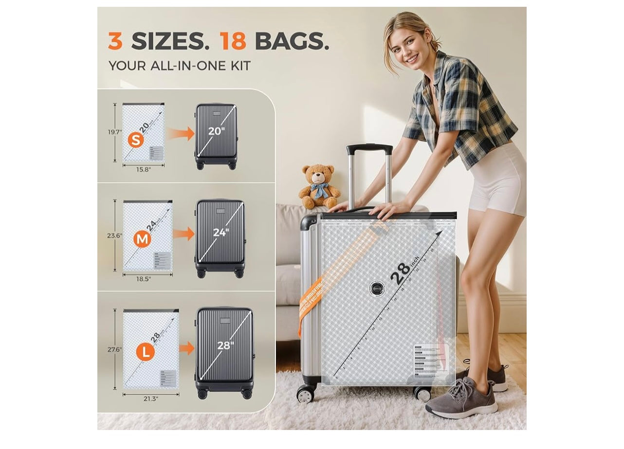 Nicetree 24-pack Vacuum Storage Bags.