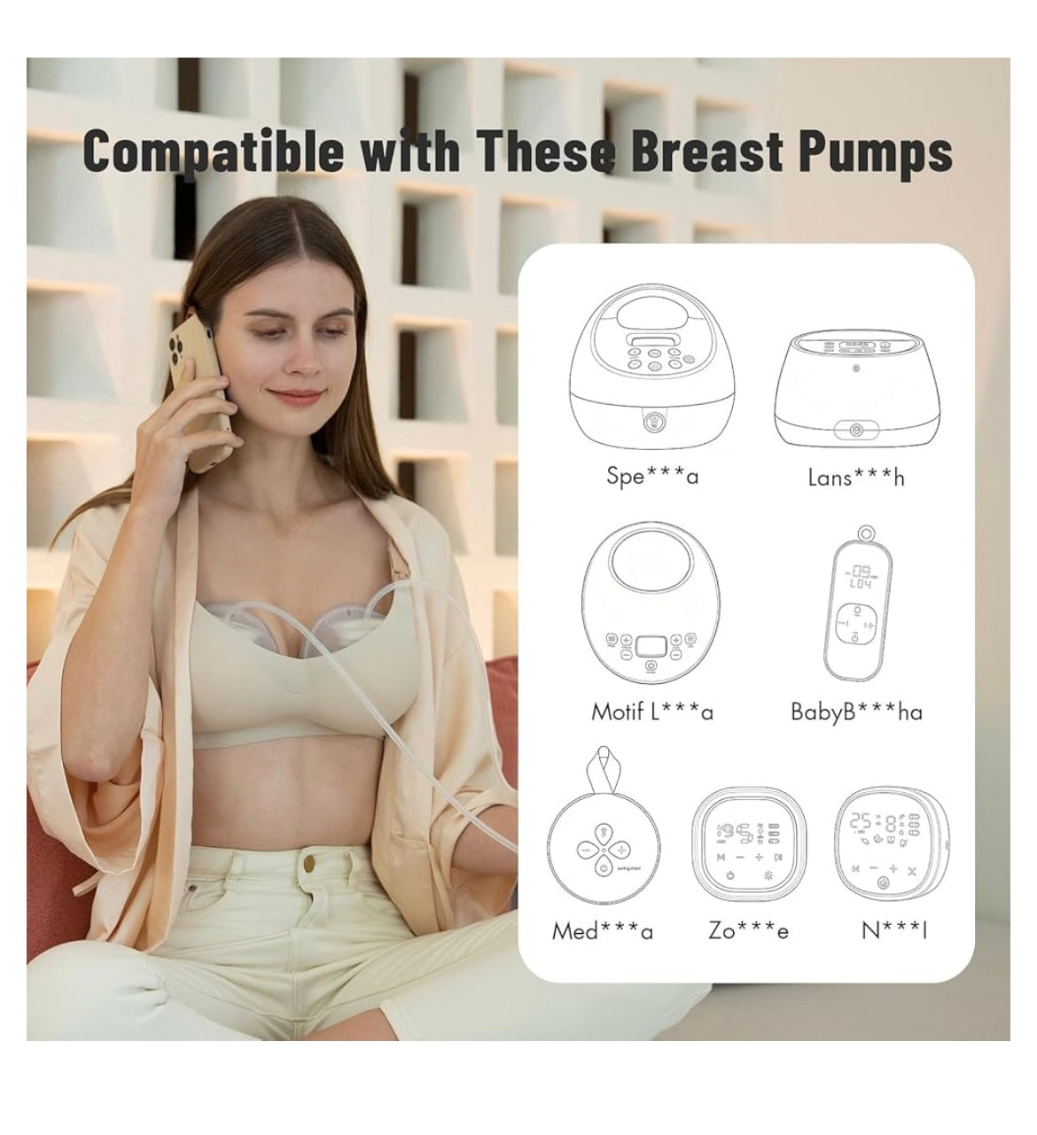 Wearable breast pump