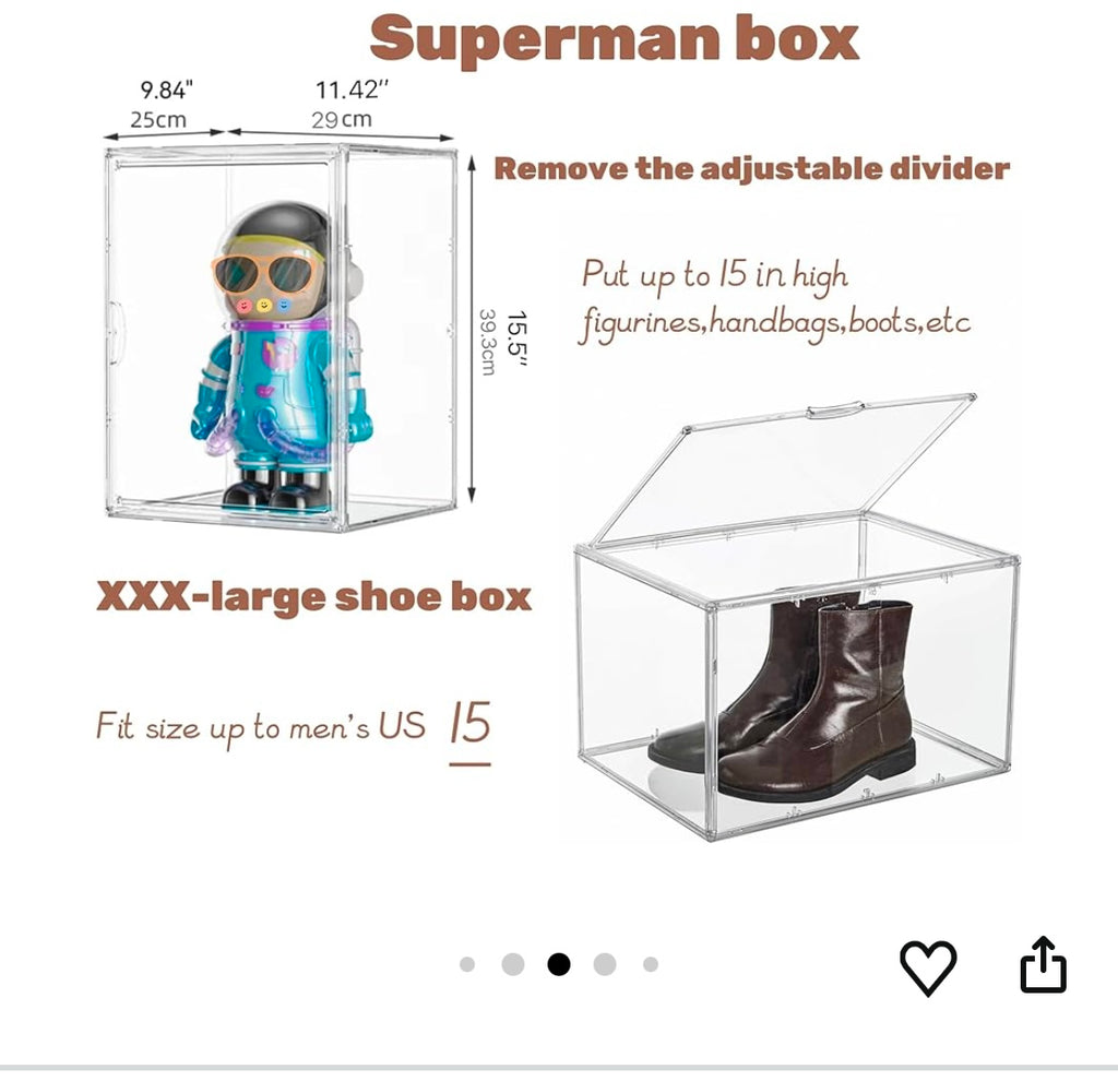 Large clear display case