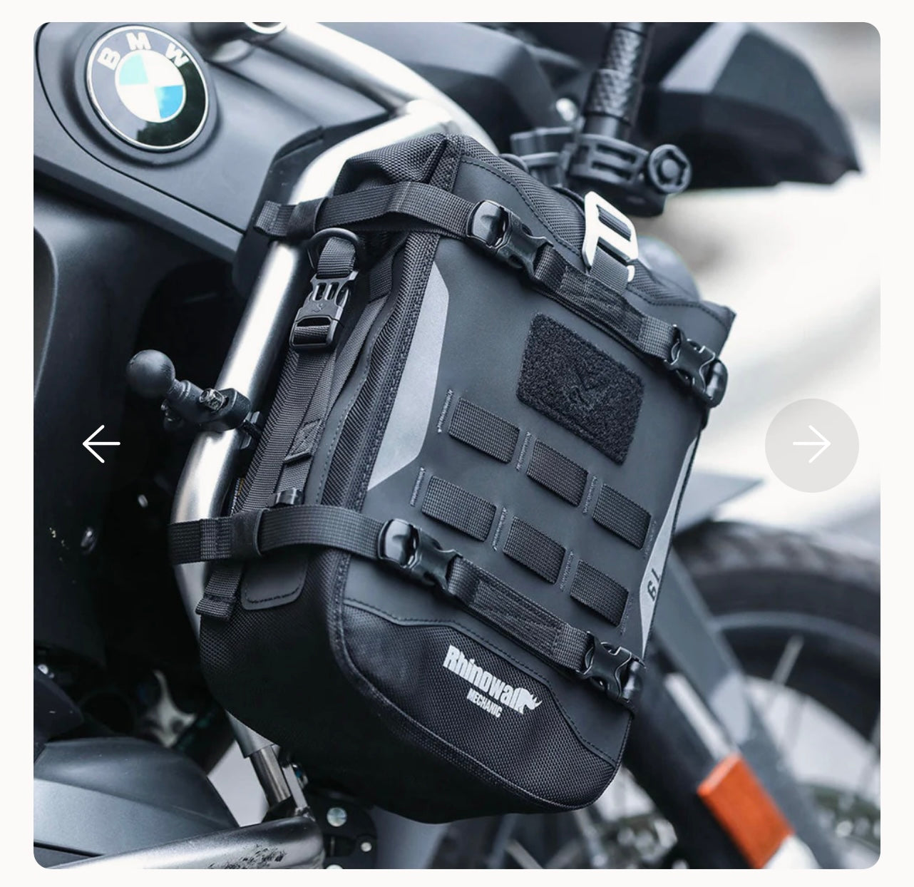 RhinoWalk 6L Waterproof Motorcycle Crash Bar Bag. Mechanic Series.